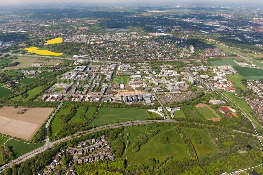 Dortmund von oben - Campus Nord der Technischen Universität in Dortmund im Bundesland Nordrhein-Westfalen