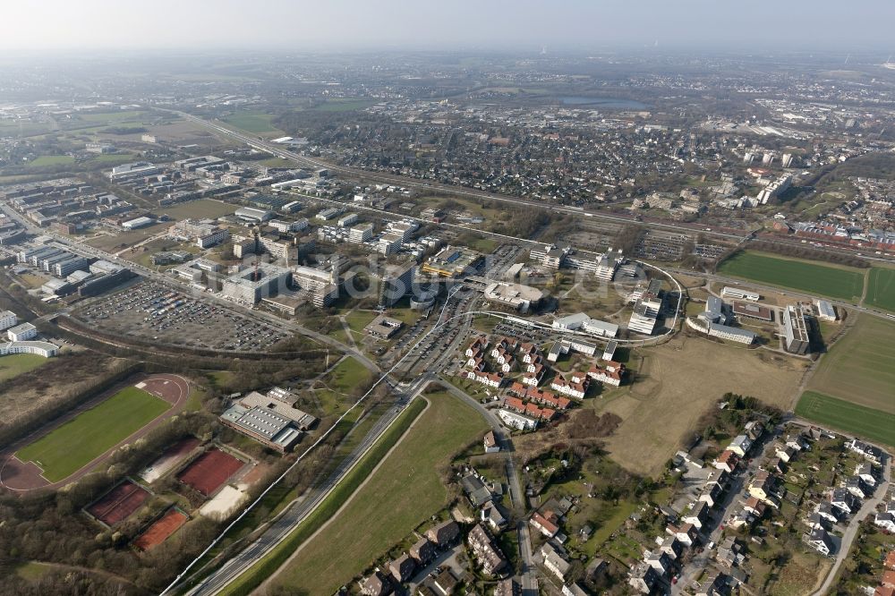 Dortmund aus der Vogelperspektive: Campus Nord der Technischen Universität in Dortmund im Bundesland Nordrhein-Westfalen