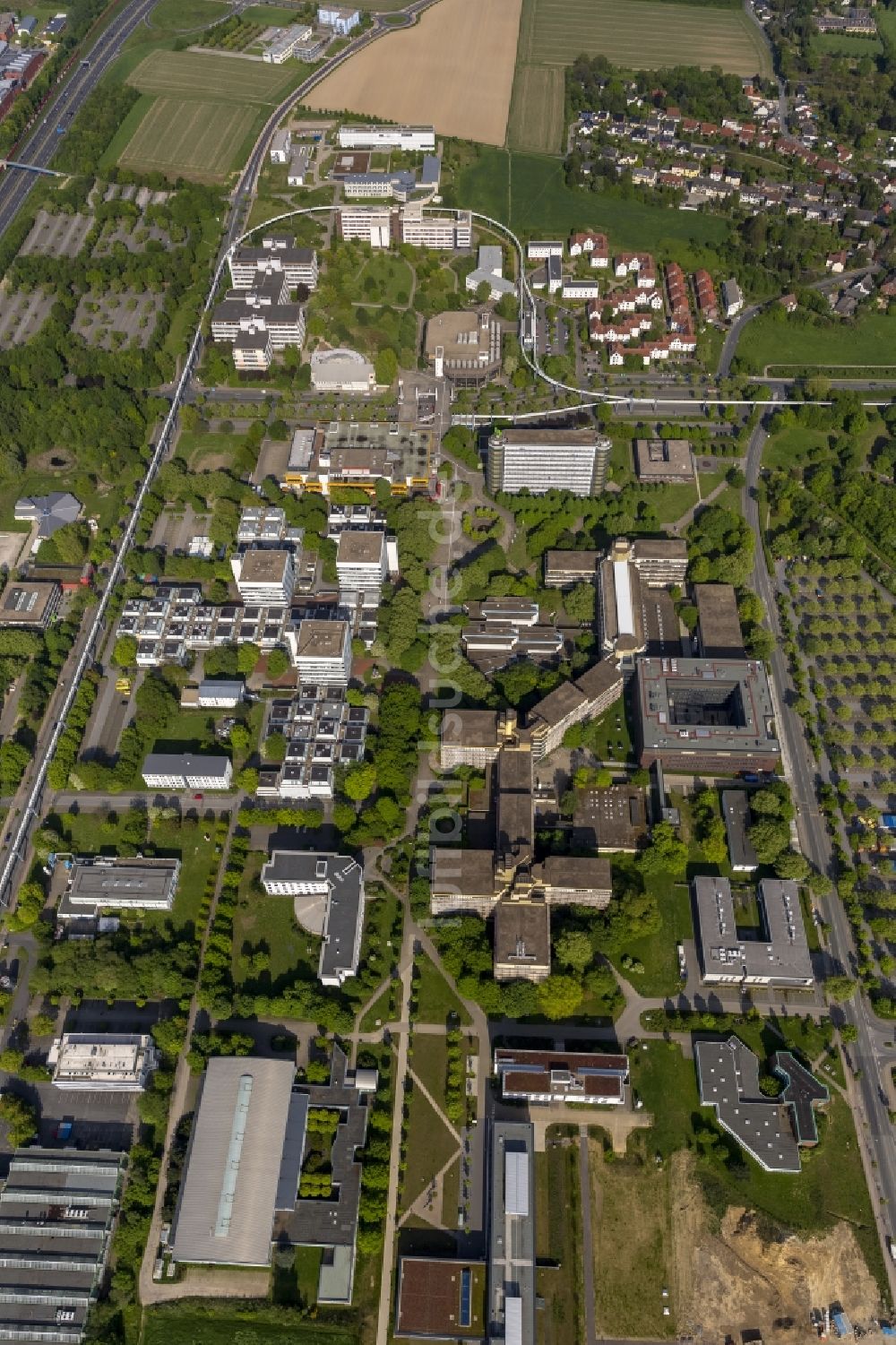 Dortmund aus der Vogelperspektive: Campus Nord der Technischen Universität in Dortmund im Bundesland Nordrhein-Westfalen