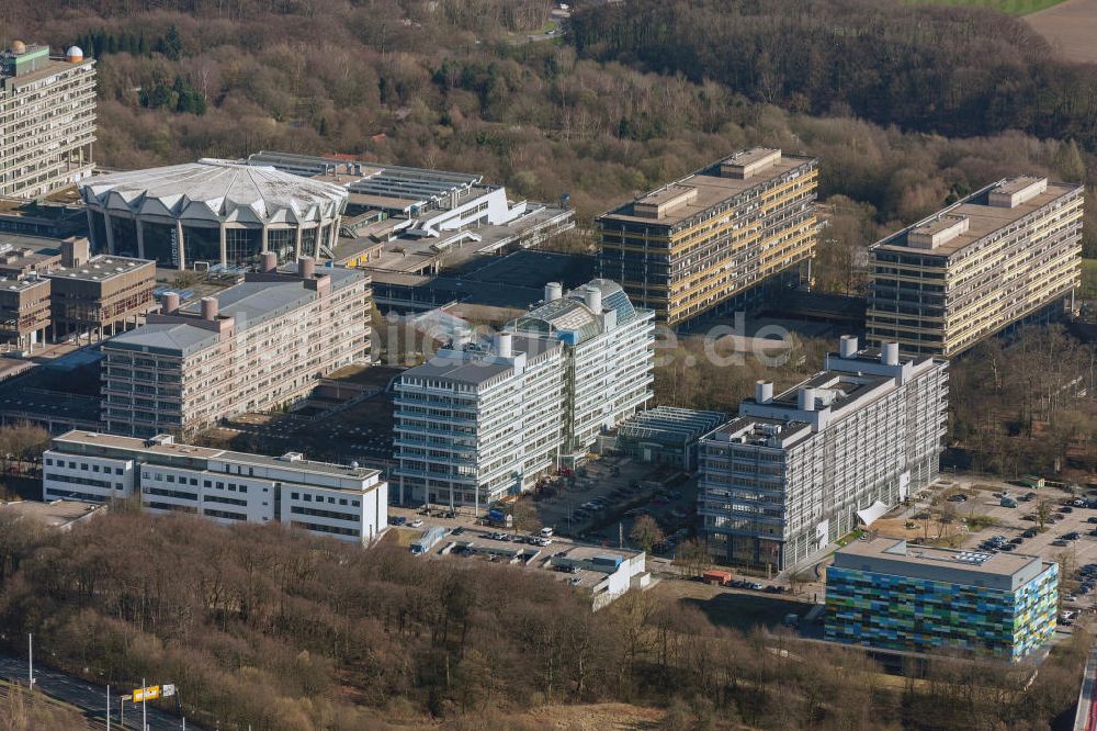 Luftaufnahme Bochum - Campus der RUB Ruhr-Universität Bochum