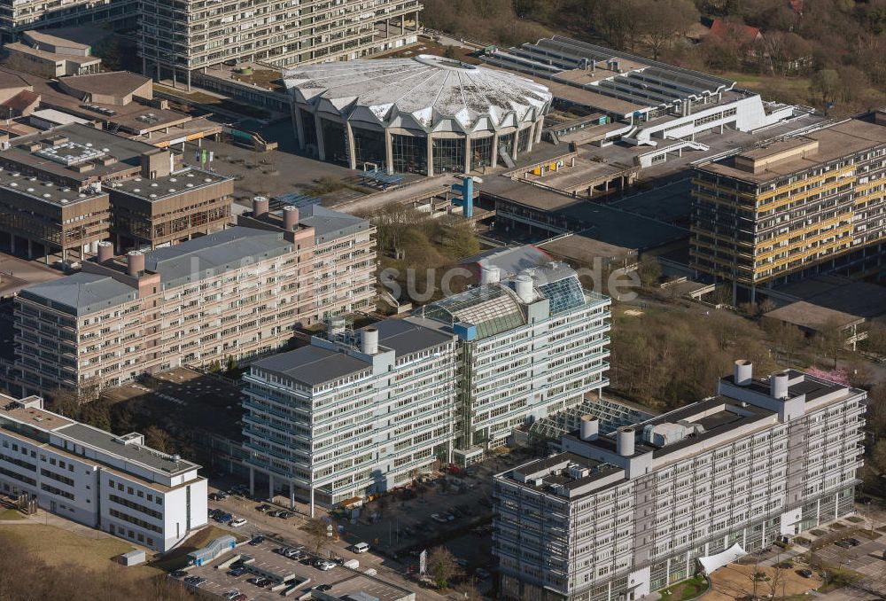 Luftbild Bochum - Campus der RUB Ruhr-Universität Bochum