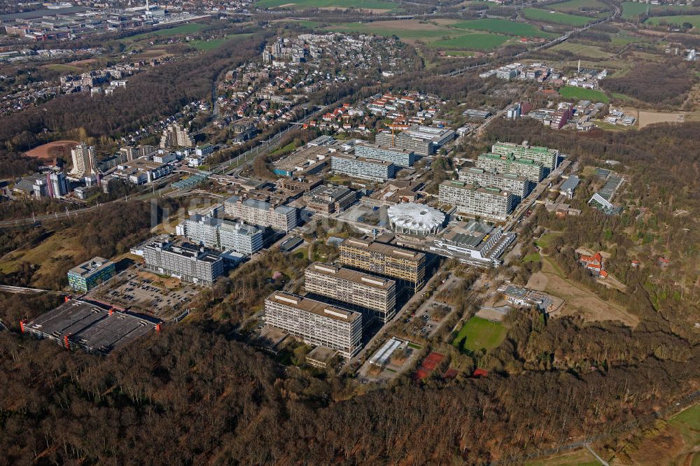 Luftbild Bochum - Campus der RUB Ruhr-Universität Bochum