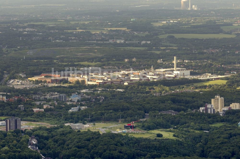 Bochum von oben - Campus der RUB Ruhr-Universität Bochum