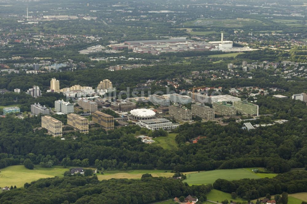 Bochum aus der Vogelperspektive: Campus der RUB Ruhr-Universität Bochum