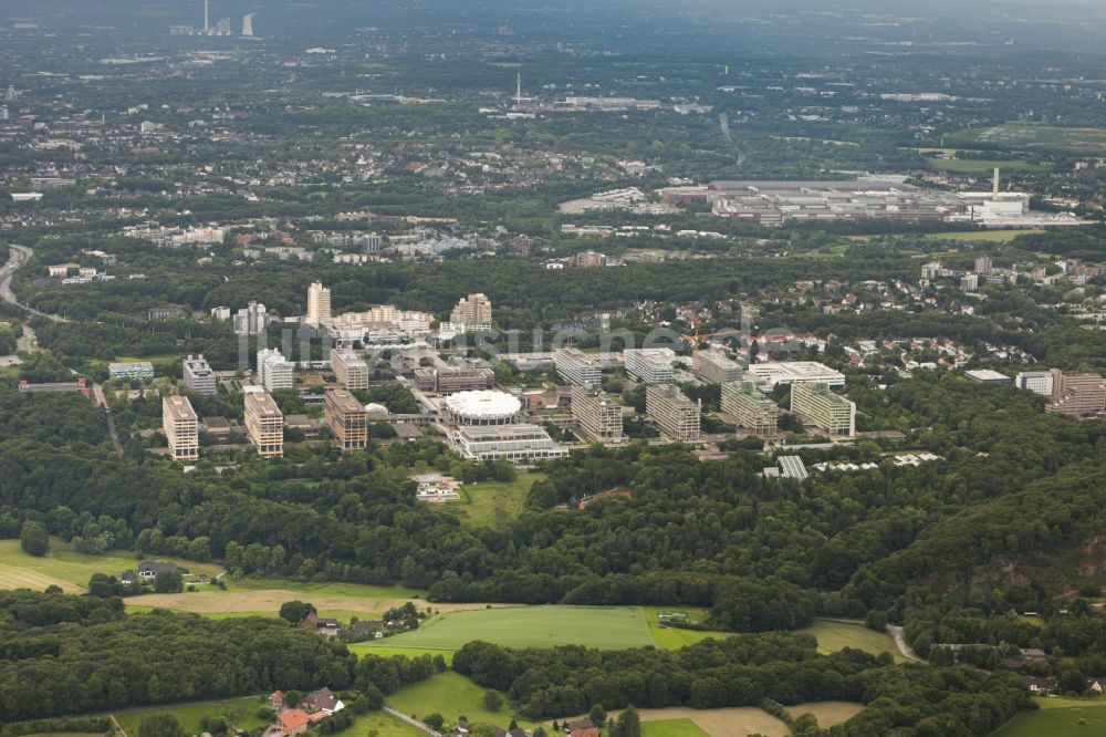 Luftaufnahme Bochum - Campus der RUB Ruhr-Universität Bochum