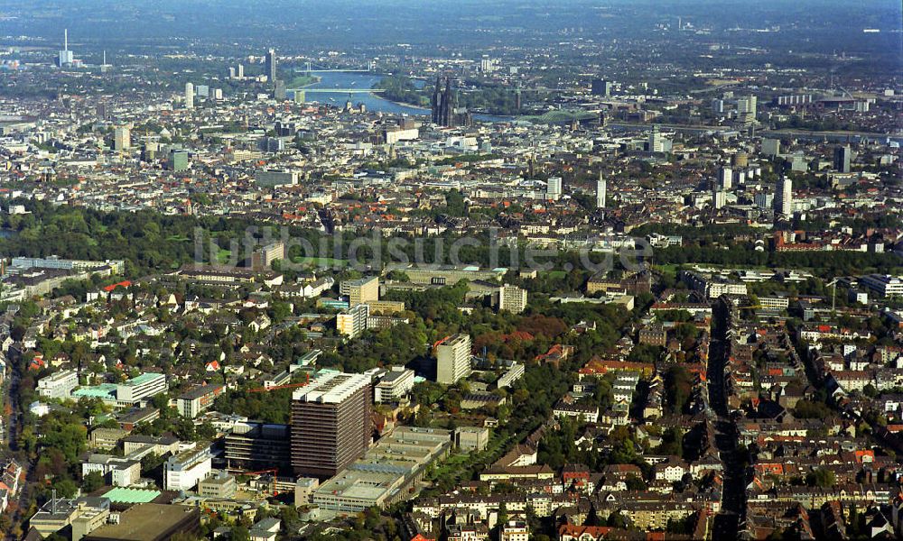 Köln von oben - Campus der Uni Köln im Süden von Köln