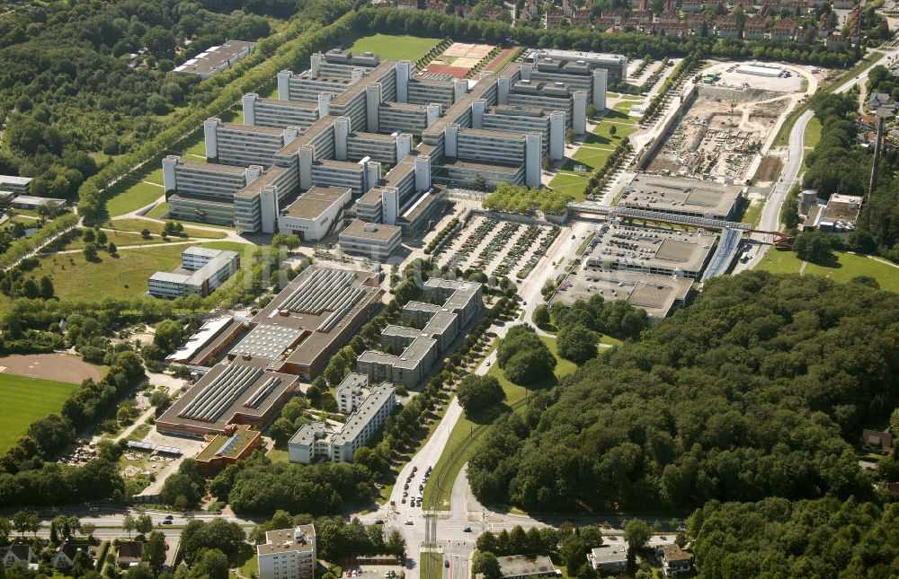 Bielefeld aus der Vogelperspektive: Campus der Universität Bielefeld