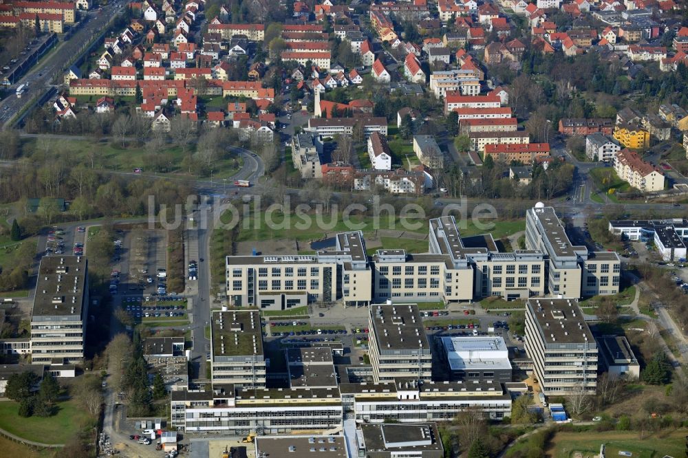 Göttingen von oben - Campus der Universität in Göttingen im Bundesland Niedersachsen