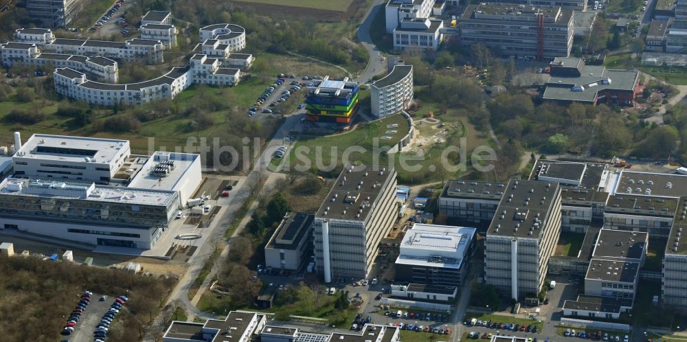 Göttingen aus der Vogelperspektive: Campus der Universität in Göttingen im Bundesland Niedersachsen