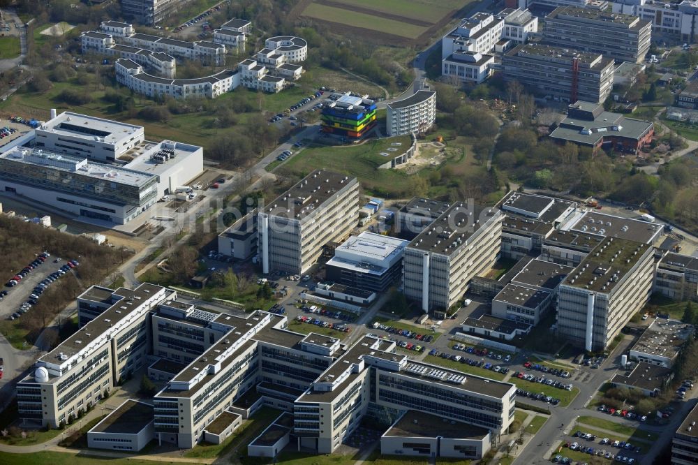 Göttingen aus der Vogelperspektive: Campus der Universität in Göttingen im Bundesland Niedersachsen