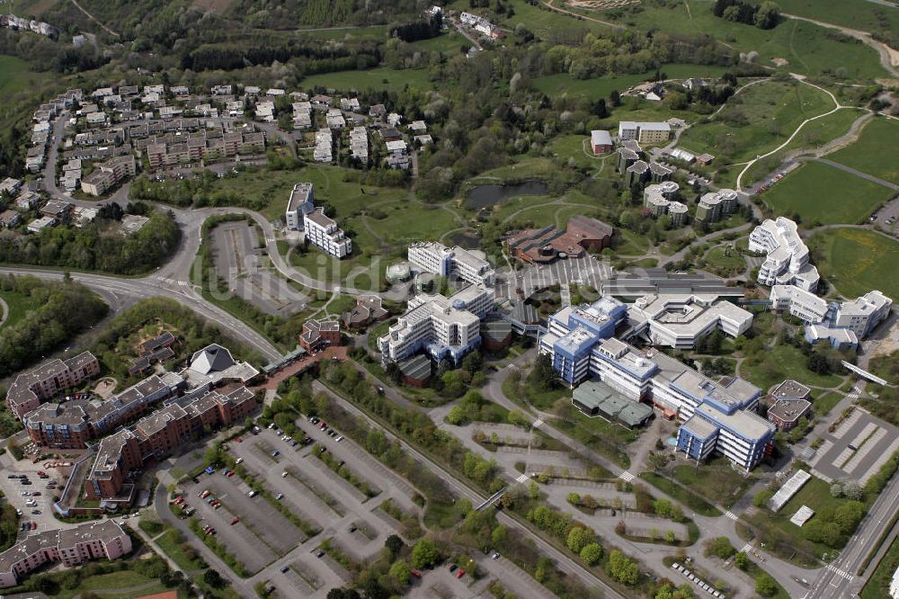 Luftaufnahme Trier - Campus I der Universität Trier