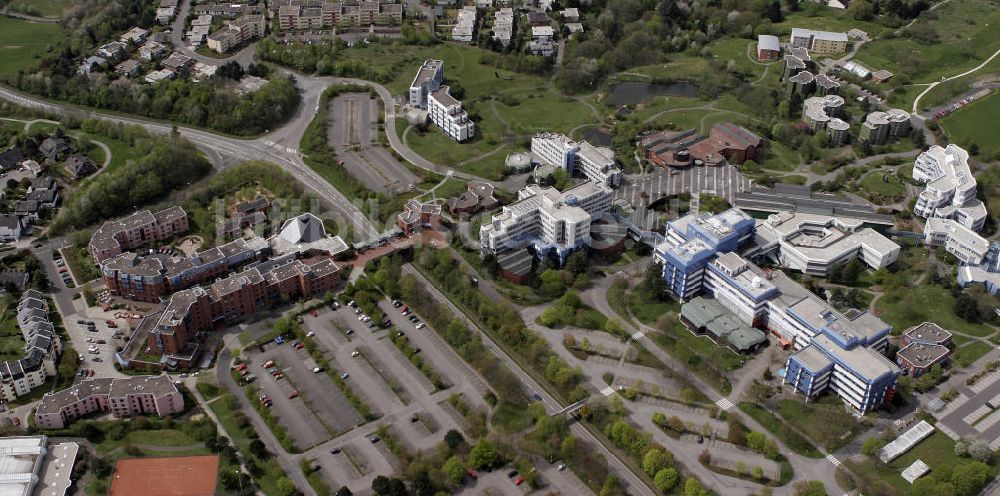 Trier von oben - Campus I der Universität Trier