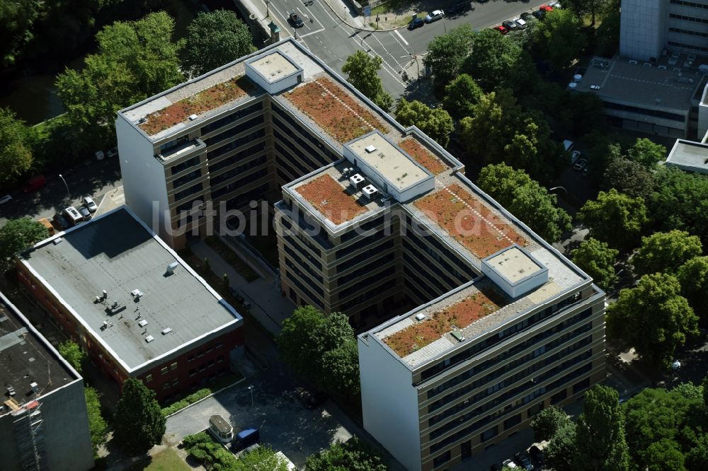 Luftaufnahme Berlin - Campus- Universitäts- Bereich TU Berlin - MAR Gebäude Marchstraße in Berlin