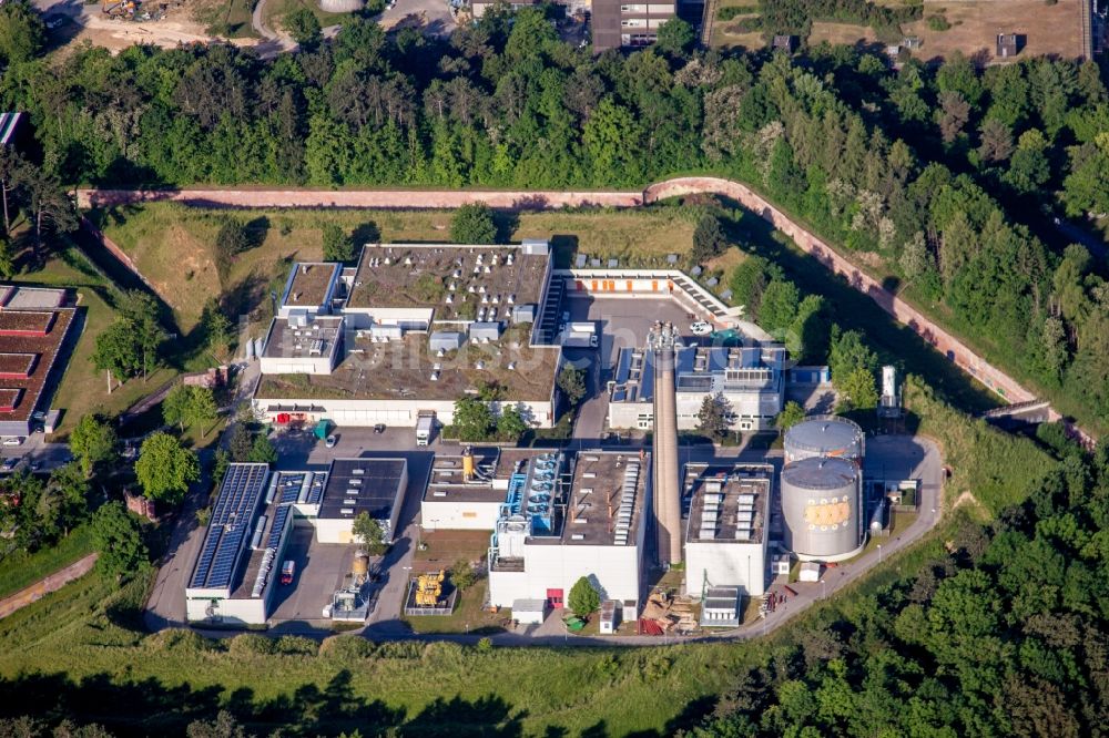 Luftbild Ulm - Campus- Universitäts- Bereich am Fort Oberer Eselsberg Hauptwerk (Werk XXXVI)in Ulm im Bundesland Baden-Württemberg, Deutschland