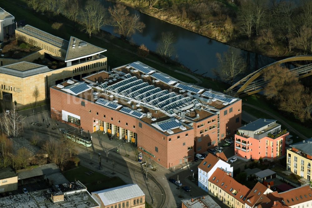 Frankfurt (Oder) aus der Vogelperspektive: Campus- Universitäts- Bereich Gräfin-Dönhoff-Gebäude (GD) am Europaplatz in Frankfurt (Oder) im Bundesland Brandenburg