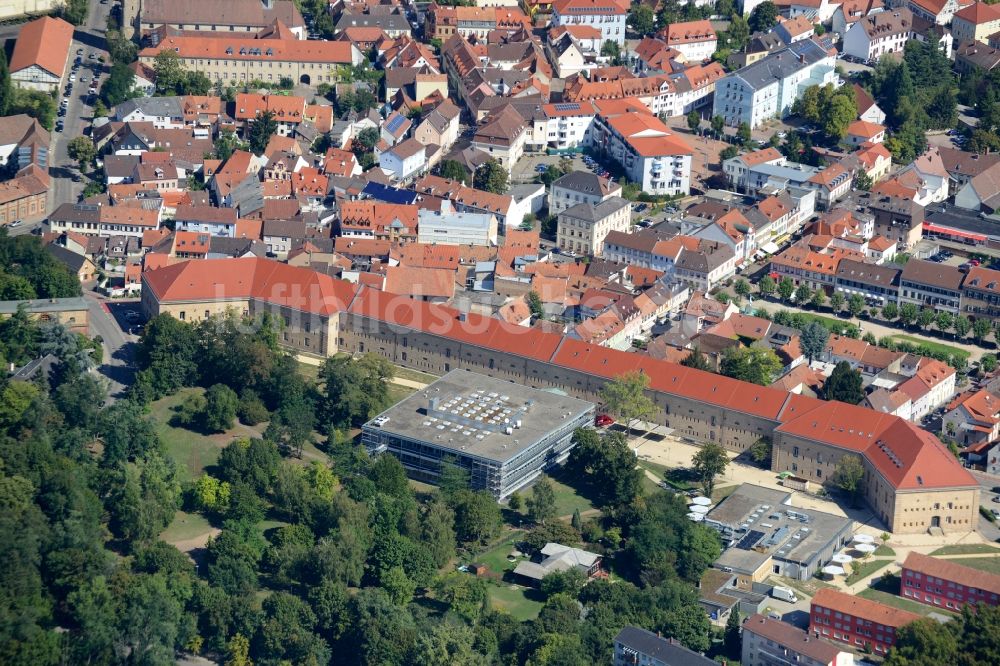 Luftbild Germersheim - Campus- Universitäts- Bereich Johannes Gutenberg Uni Mainz FB Angew. Sprach-u. Kultur in Germersheim im Bundesland Rheinland-Pfalz