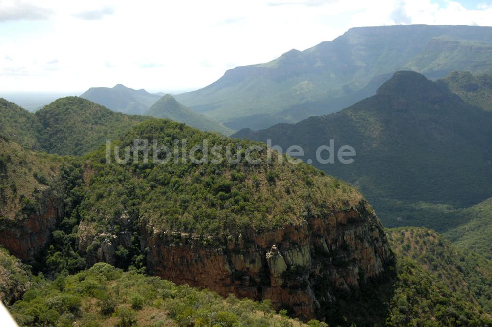 Mpumalanga von oben - Canyon des Blyde River im Hochland von Mpumalanga - Blyderivierspoort Nature Reserve