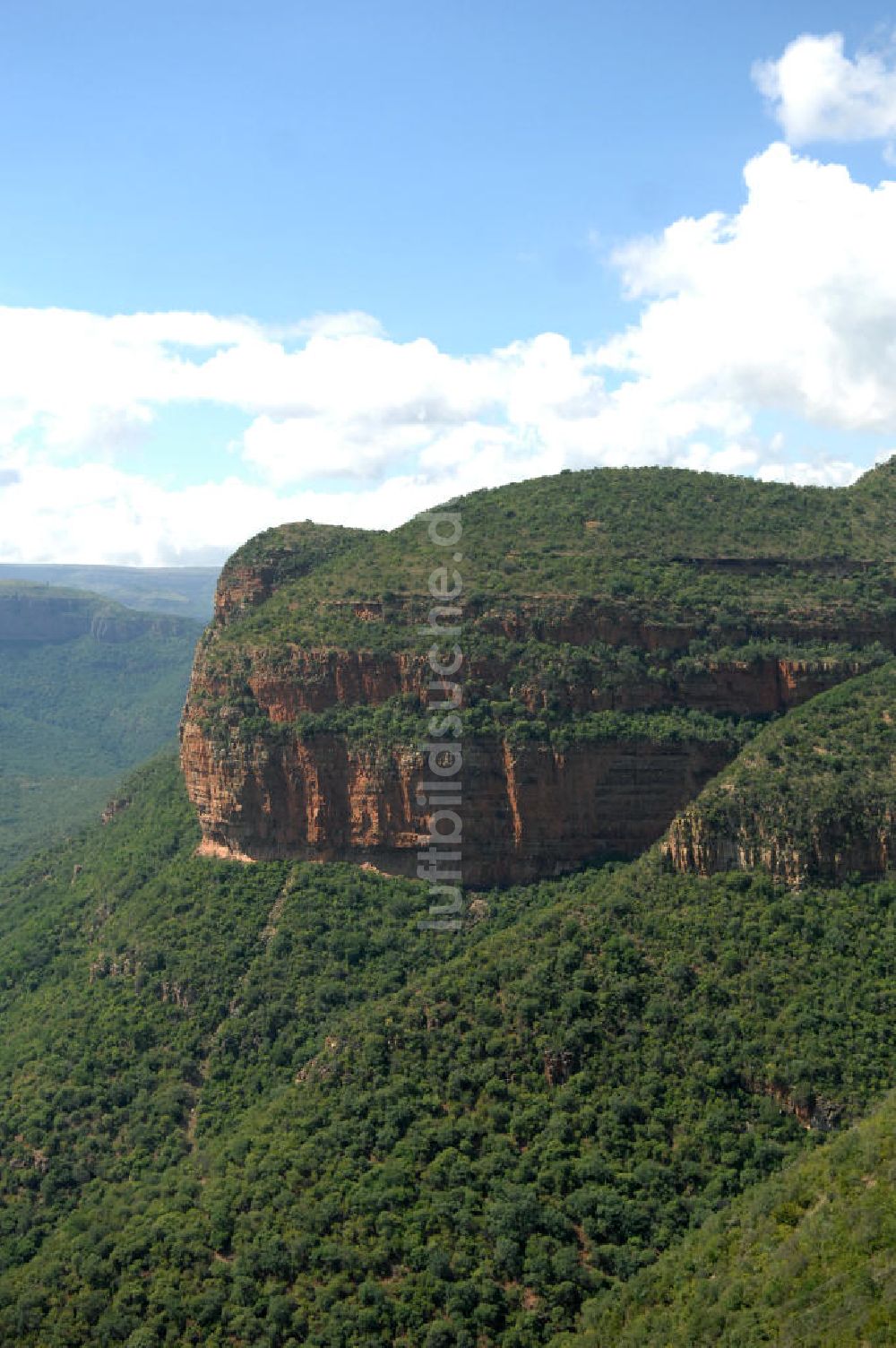 Mpumalanga von oben - Canyon des Blyde River im Hochland von Mpumalanga - Blyderivierspoort Nature Reserve