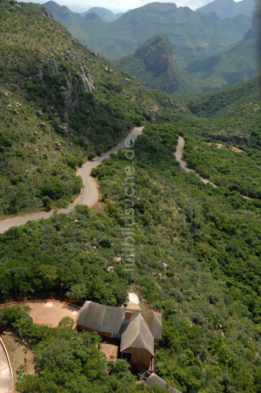 Luftaufnahme Mpumalanga - Canyon des Blyde River im Hochland von Mpumalanga - Blyderivierspoort Nature Reserve