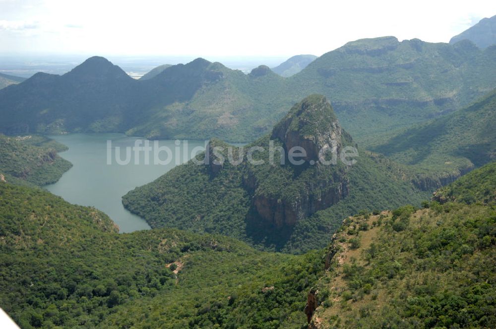 Luftaufnahme Mpumalanga - Canyon des Blyde River im Hochland von Mpumalanga - Blyderivierspoort Nature Reserve