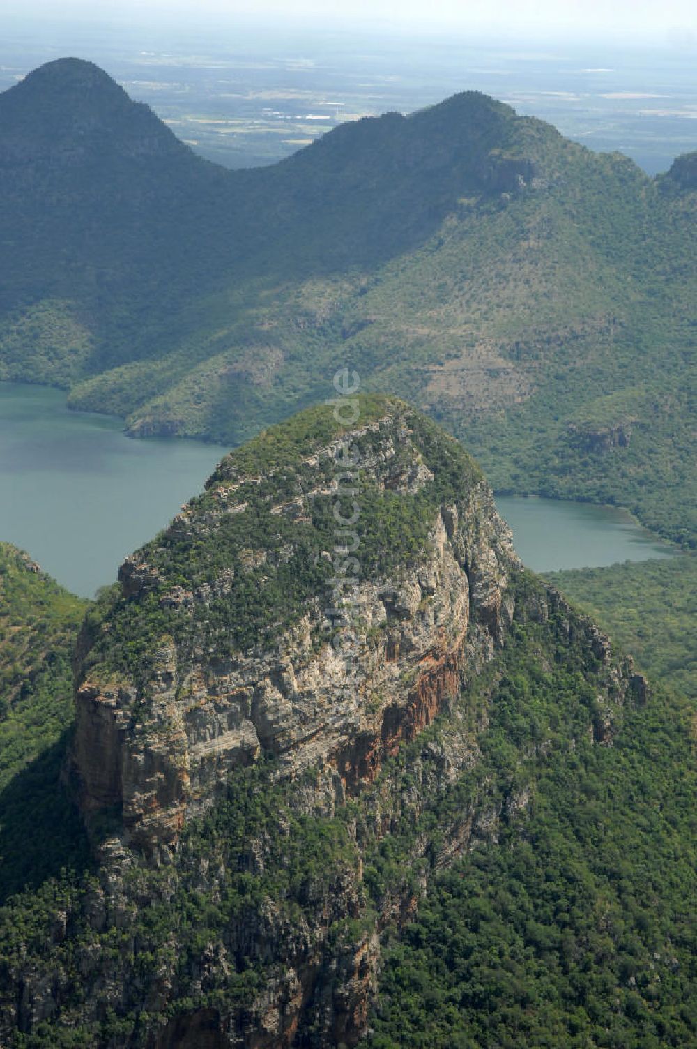 Mpumalanga aus der Vogelperspektive: Canyon des Blyde River im Hochland von Mpumalanga - Blyderivierspoort Nature Reserve