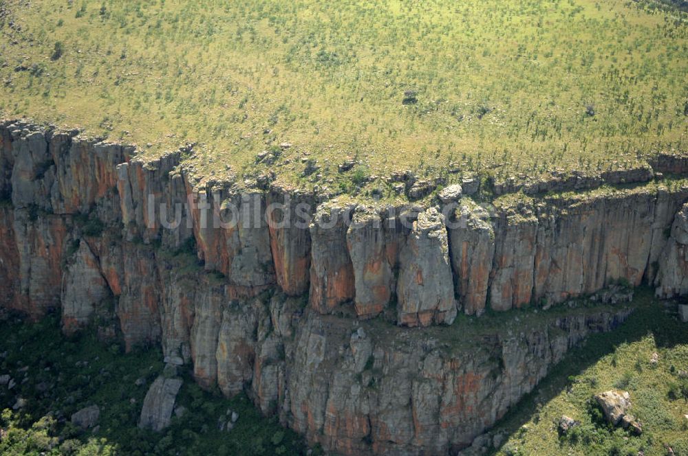 Luftaufnahme Mpumalanga - Canyon des Blyde River im Hochland von Mpumalanga - Blyderivierspoort Nature Reserve