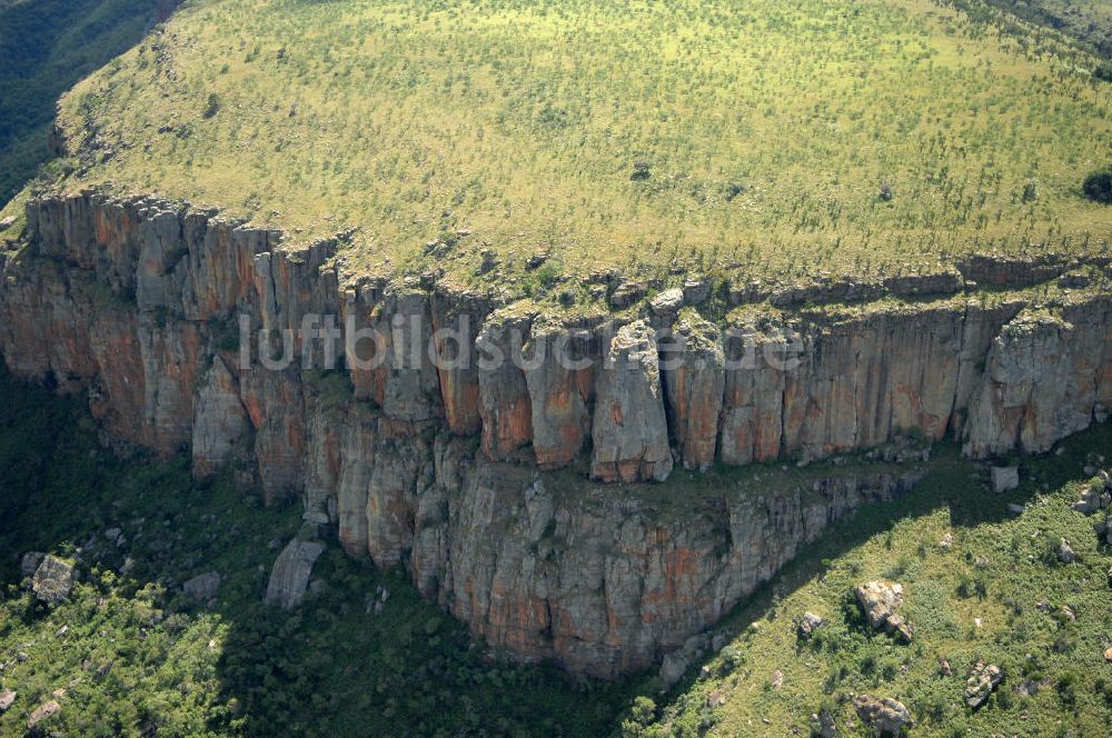 Mpumalanga von oben - Canyon des Blyde River im Hochland von Mpumalanga - Blyderivierspoort Nature Reserve