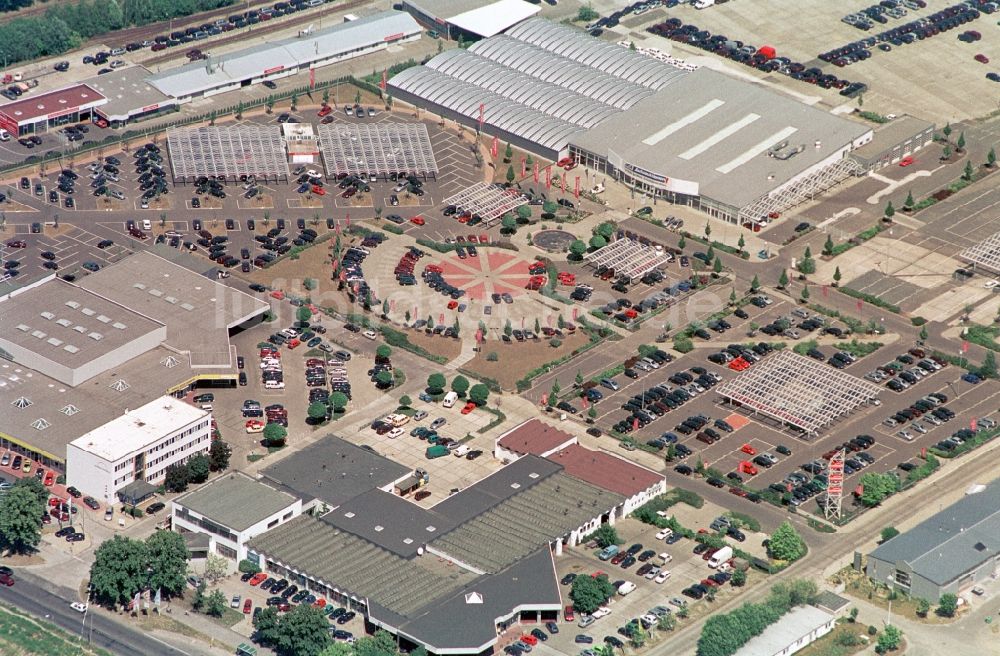 Luftaufnahme Hoppegarten - Carena Autopark Hoppegarten im Bundesland Brandenburg