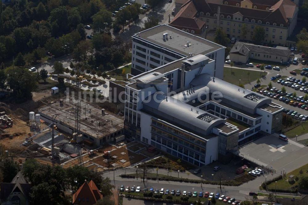 Luftbild Merseburg - Carl-von-Basedow-Klinikum Merseburg