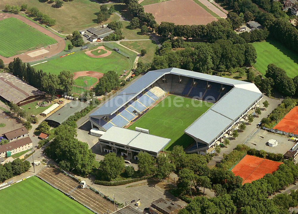 Mannheim aus der Vogelperspektive: Carl-Benz-Stadion in Mannheim