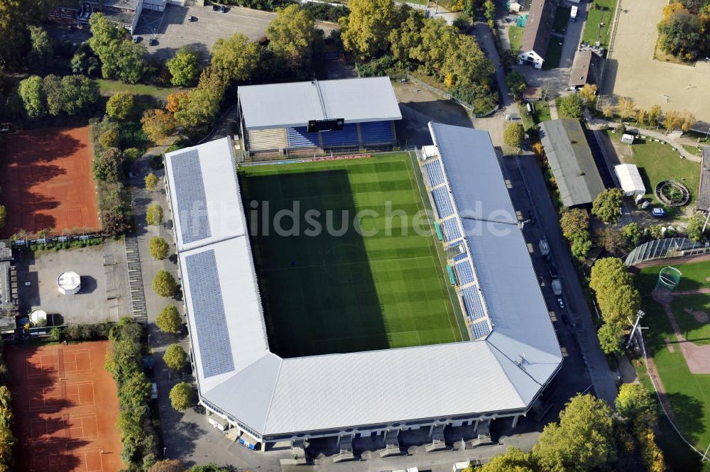 Luftbild Mannheim - Carl-Benz Stadion Mannheim