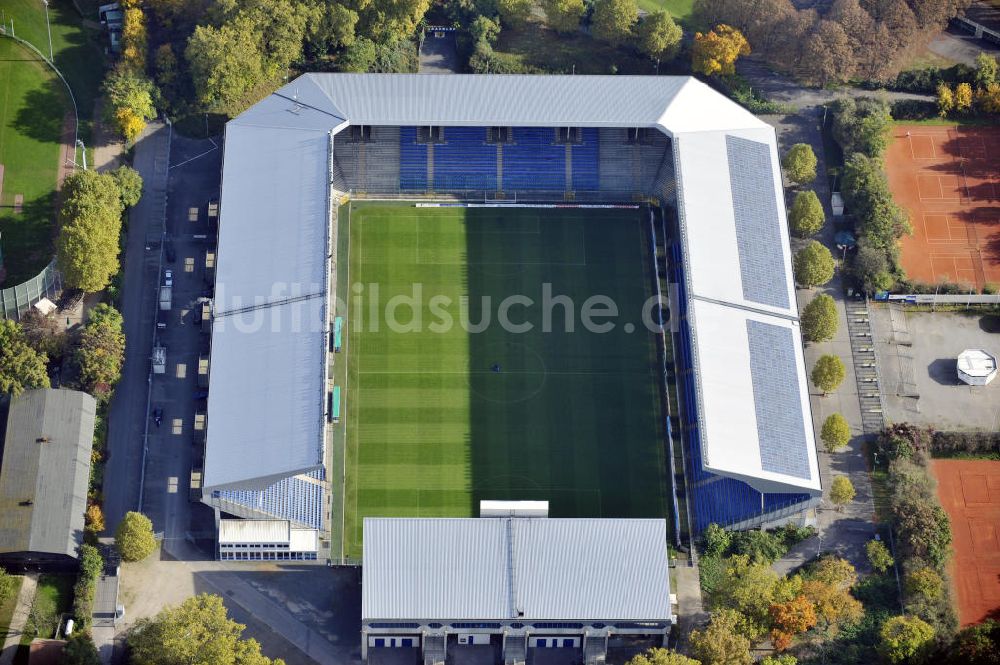 Luftbild Mannheim - Carl-Benz Stadion Mannheim