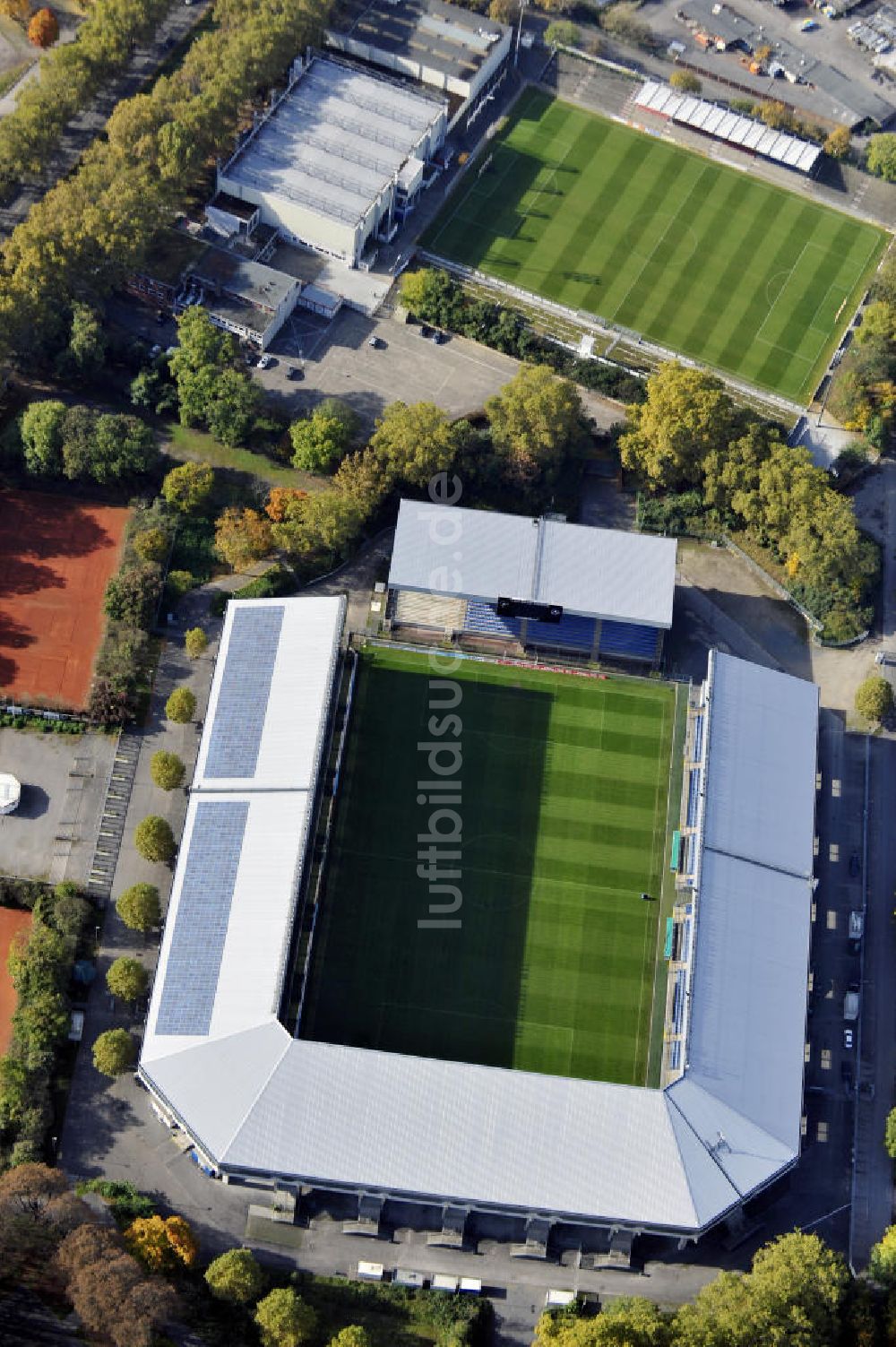 Luftaufnahme Mannheim - Carl-Benz Stadion Mannheim