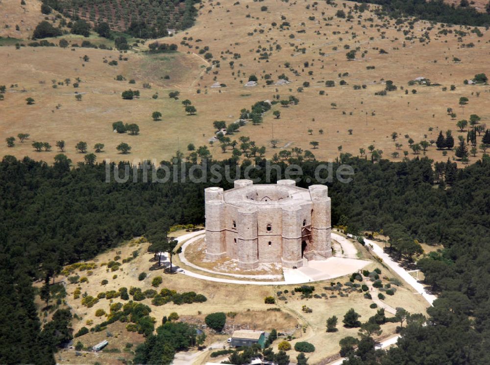 Andria aus der Vogelperspektive: Castel Del Monte Italien