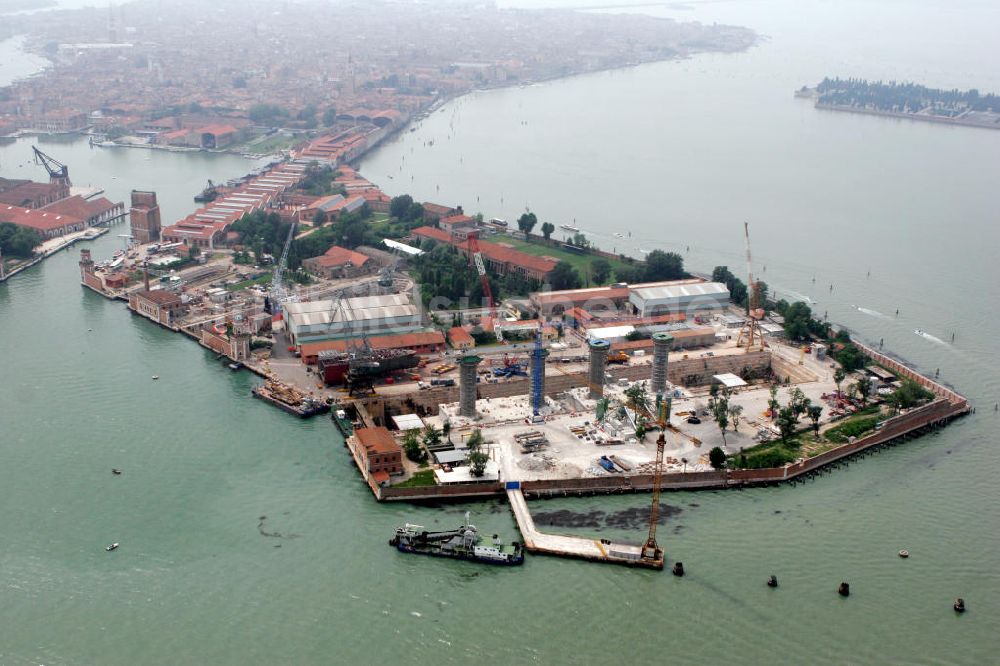 Luftbild Venedig - Castello und Arsenal Venedig