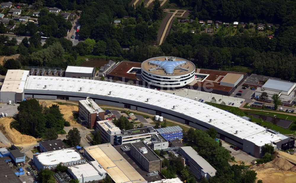 Luftaufnahme Hamburg OT Bahrenfeld - Center for Free-Electron Laser Science CFEL im Ortsteil Bahrenfeld in Hamburg im gleichnamigen Bundesland