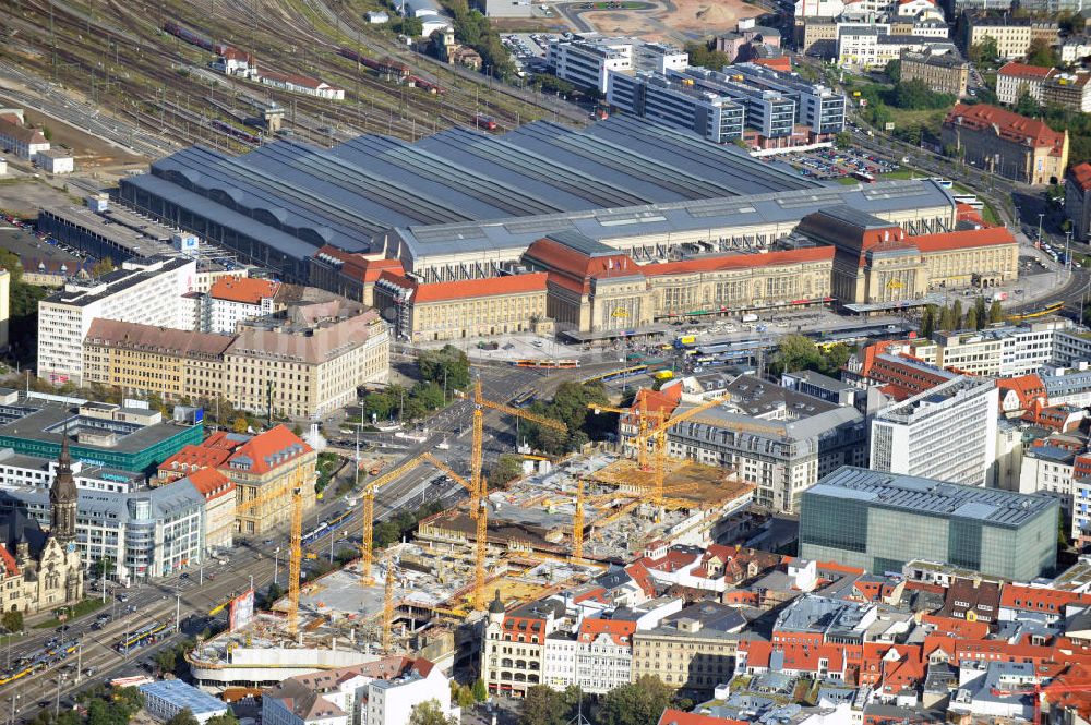 Luftaufnahme Leipzig - Center Höfe am Brühl Leipzig