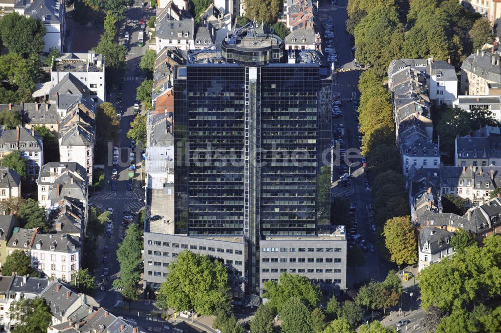 Luftaufnahme Frankfurt am Main - Center Immobilien GmbH beim Nibelungenplatz in Frankfurt am Main