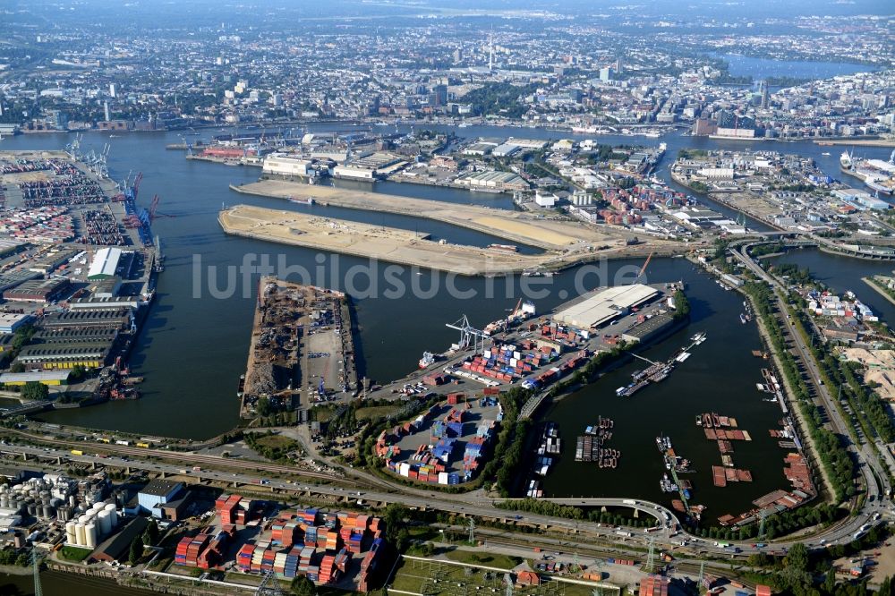 Luftbild Hamburg - Central Terminal Steinwerder in Hamburg-Mitte