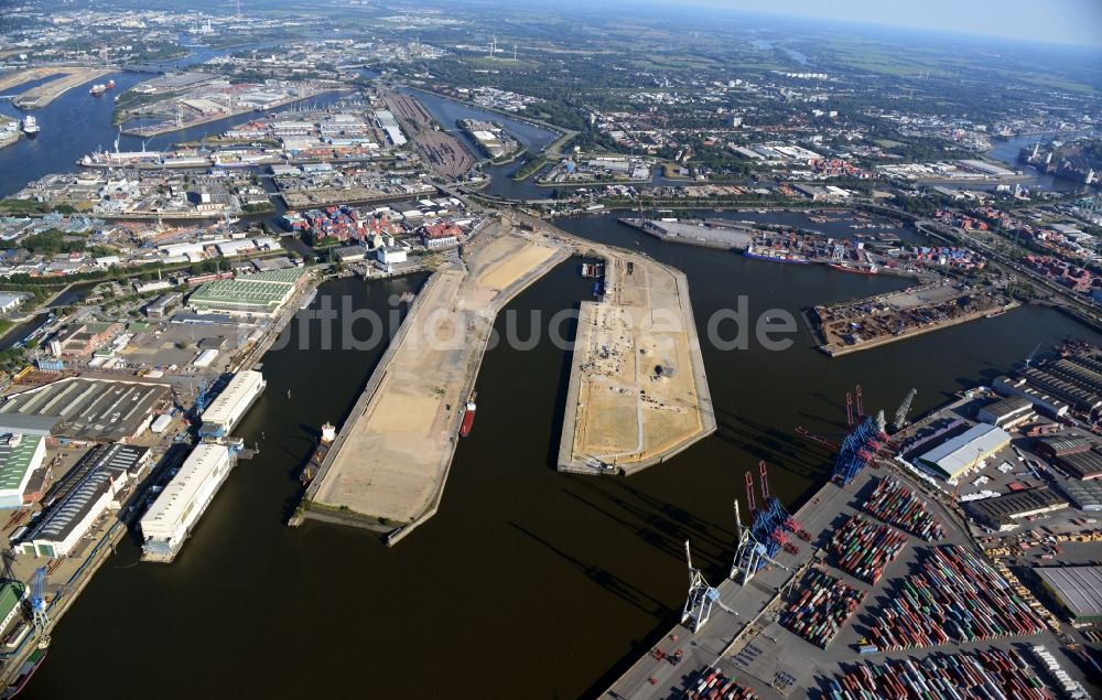 Luftaufnahme Hamburg - Central Terminal Steinwerder in Hamburg-Mitte