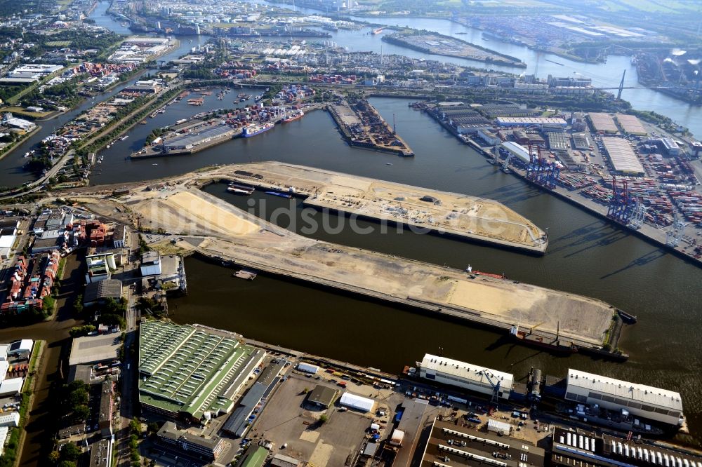 Hamburg von oben - Central Terminal Steinwerder in Hamburg-Mitte