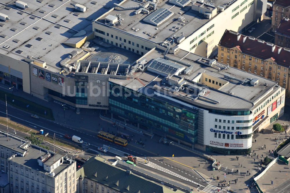 Luftaufnahme Warschau - Centrum Handlowe Wilenska Warschau