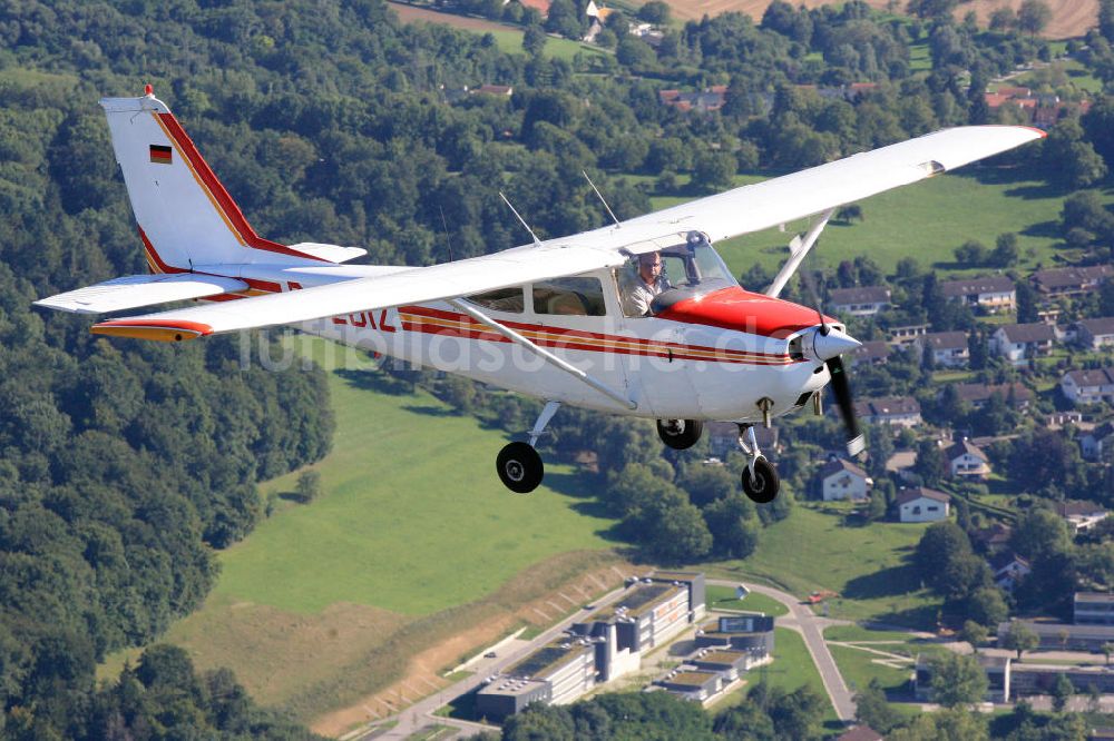 Luftaufnahme Lörrach - Cessna 172