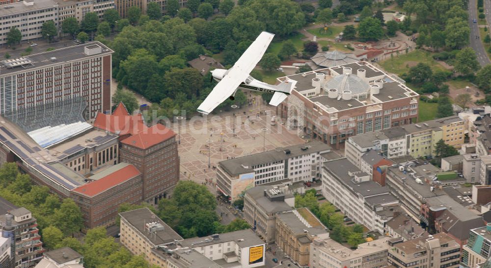 Dortmund von oben - Cessna 172 über der Dortmunder Innenstadt