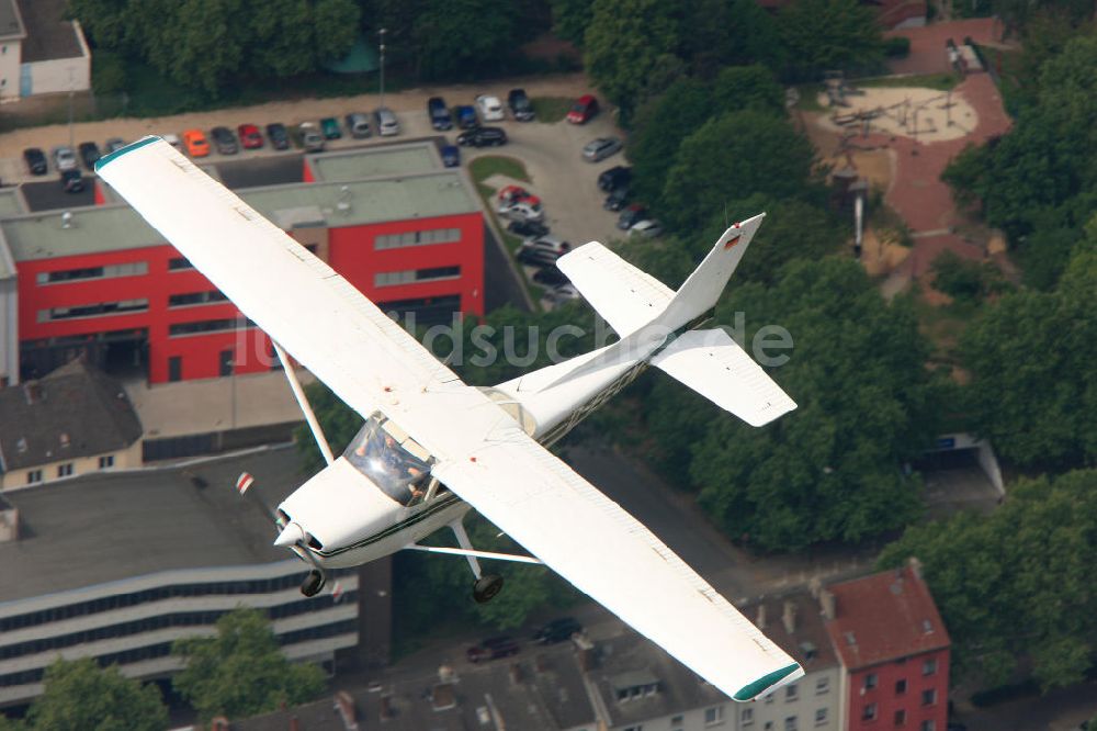 Dortmund aus der Vogelperspektive: Cessna 172 über der Dortmunder Innenstadt