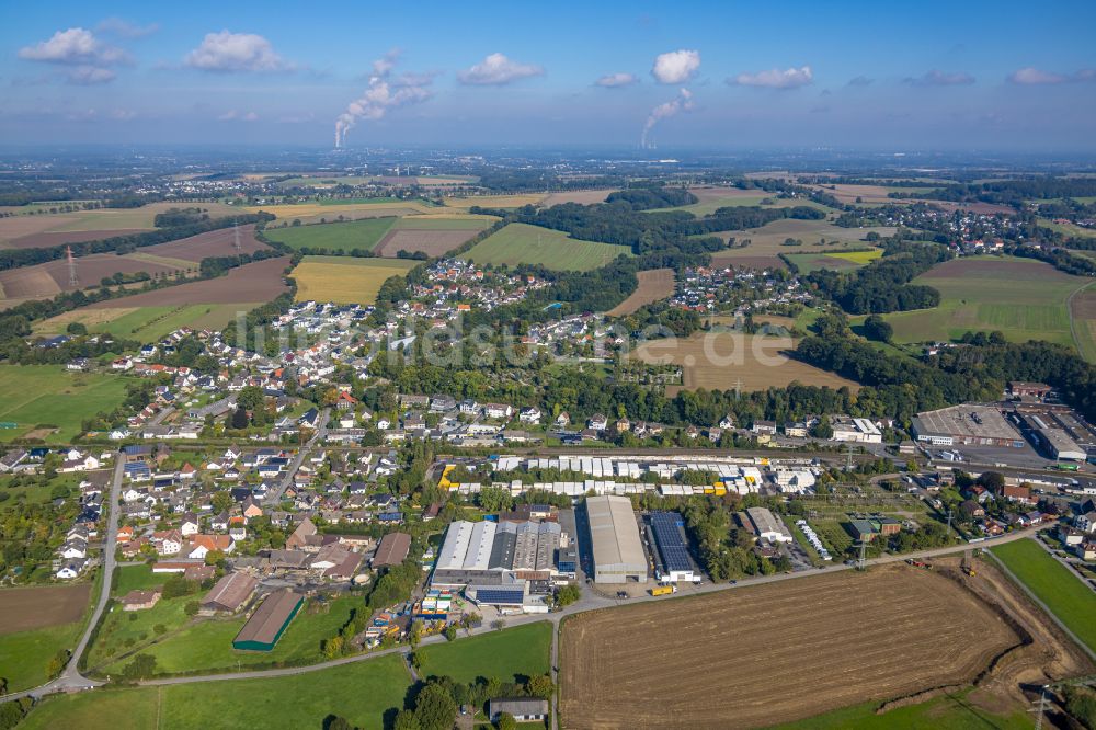 Fröndenberg/Ruhr von oben - C.G. Containerbau Gerbracht GmbH am Ohlweg im Ortsteil Dellwig in Fröndenberg/Ruhr im Bundesland Nordrhein-Westfalen, Deutschland