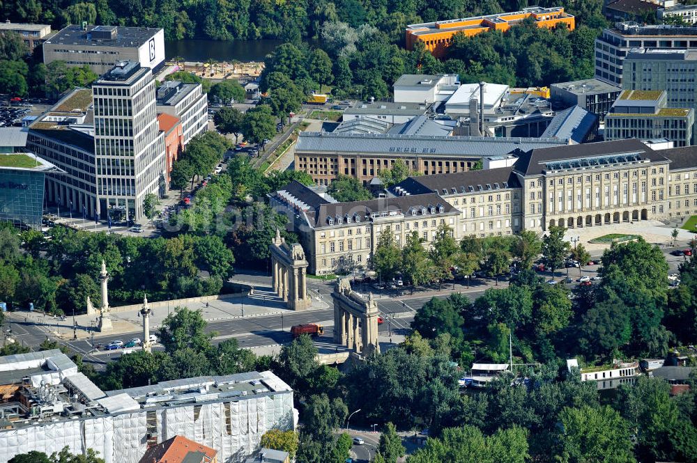 Berlin von oben - Charlottenburger Tor in Berlin-Charlottenburg