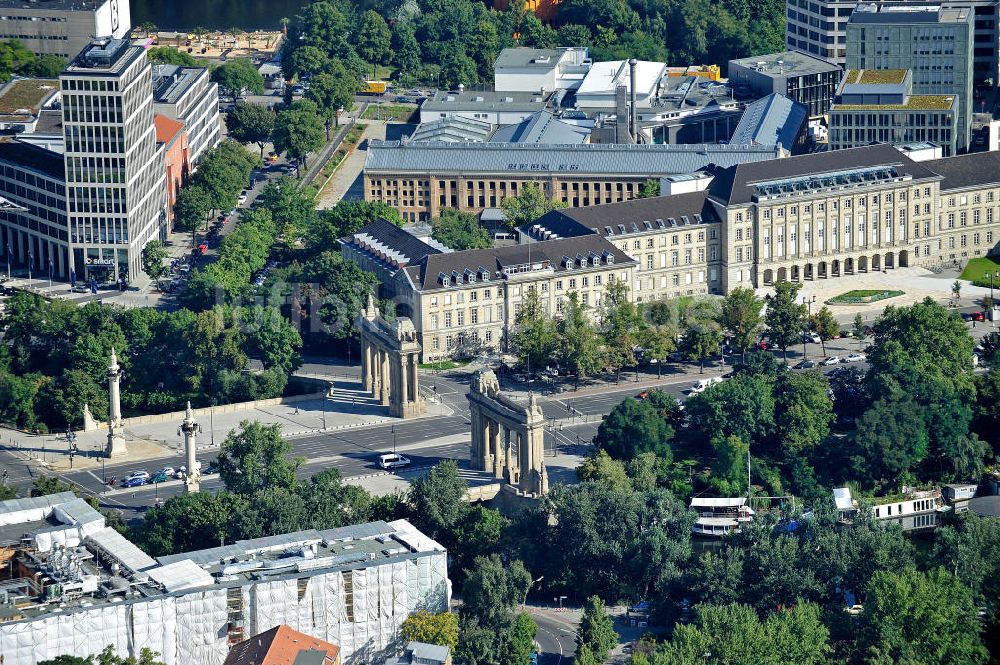 Berlin aus der Vogelperspektive: Charlottenburger Tor in Berlin-Charlottenburg