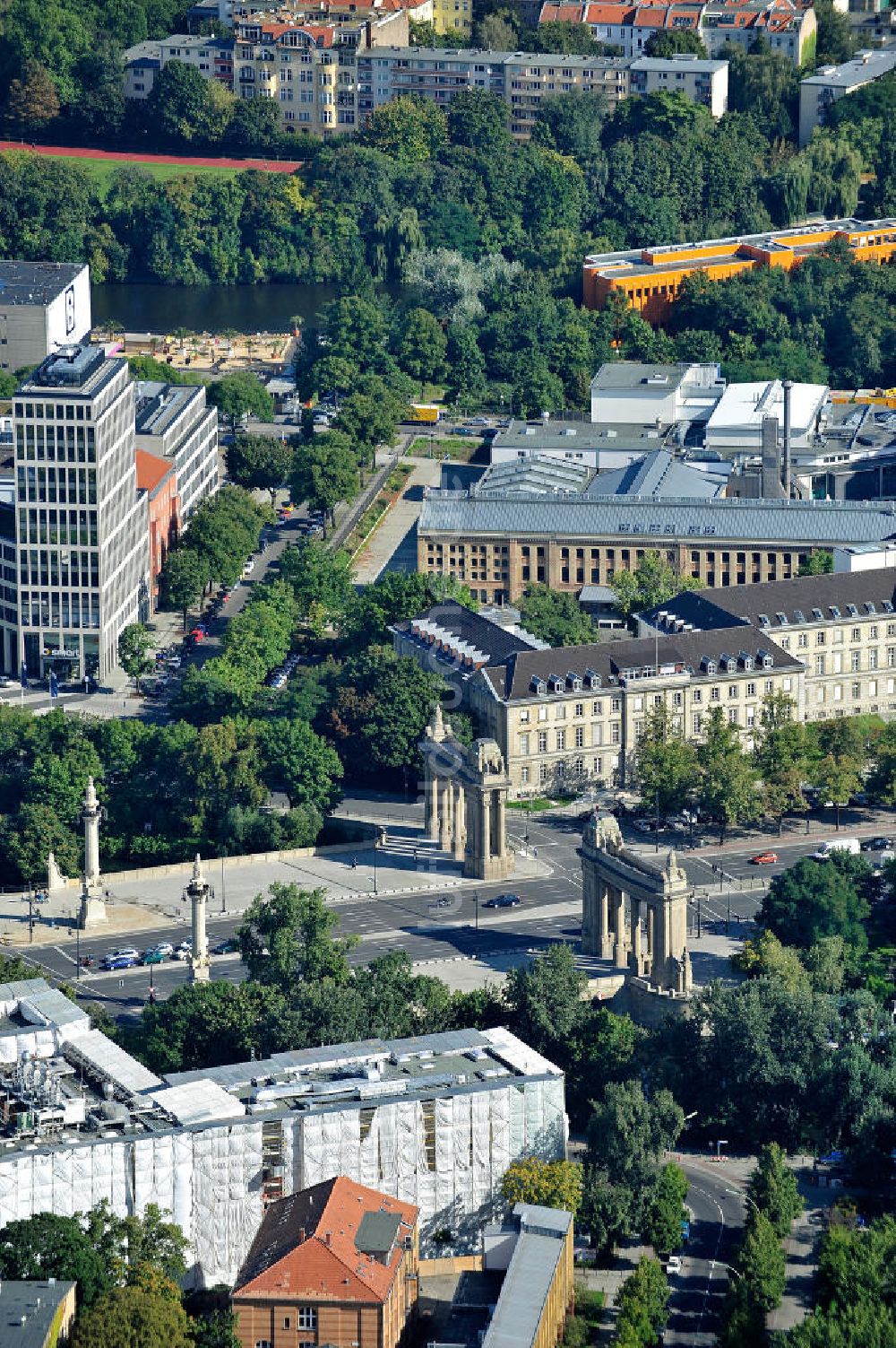 Luftbild Berlin - Charlottenburger Tor in Berlin-Charlottenburg