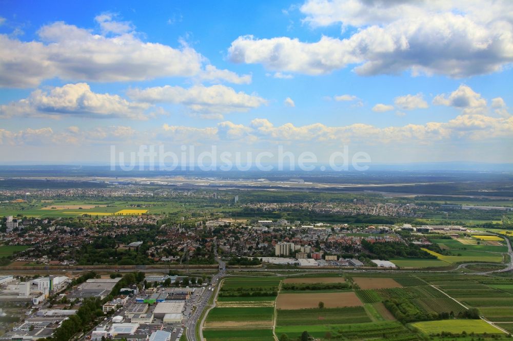 Frankfurt am Main aus der Vogelperspektive: Chemie- und Industriepark Höchst in Frankfurt am Main im Bundesland Hessen